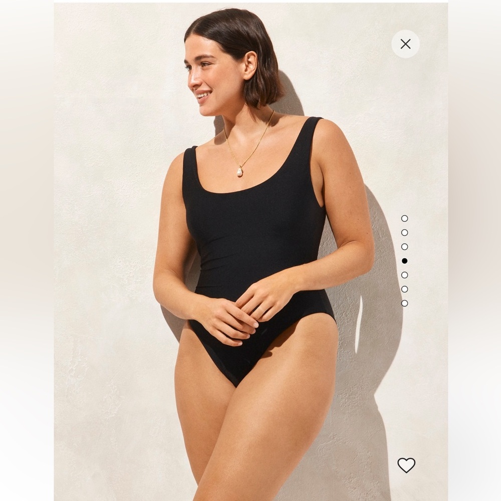 NEW JCrew Black Classic Sculpt One-Piece Swimsuit